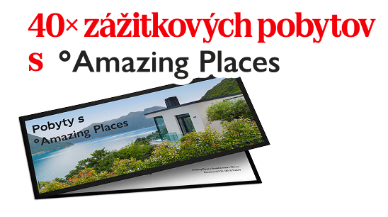 40× zážitkové pobyty s Amazing Places